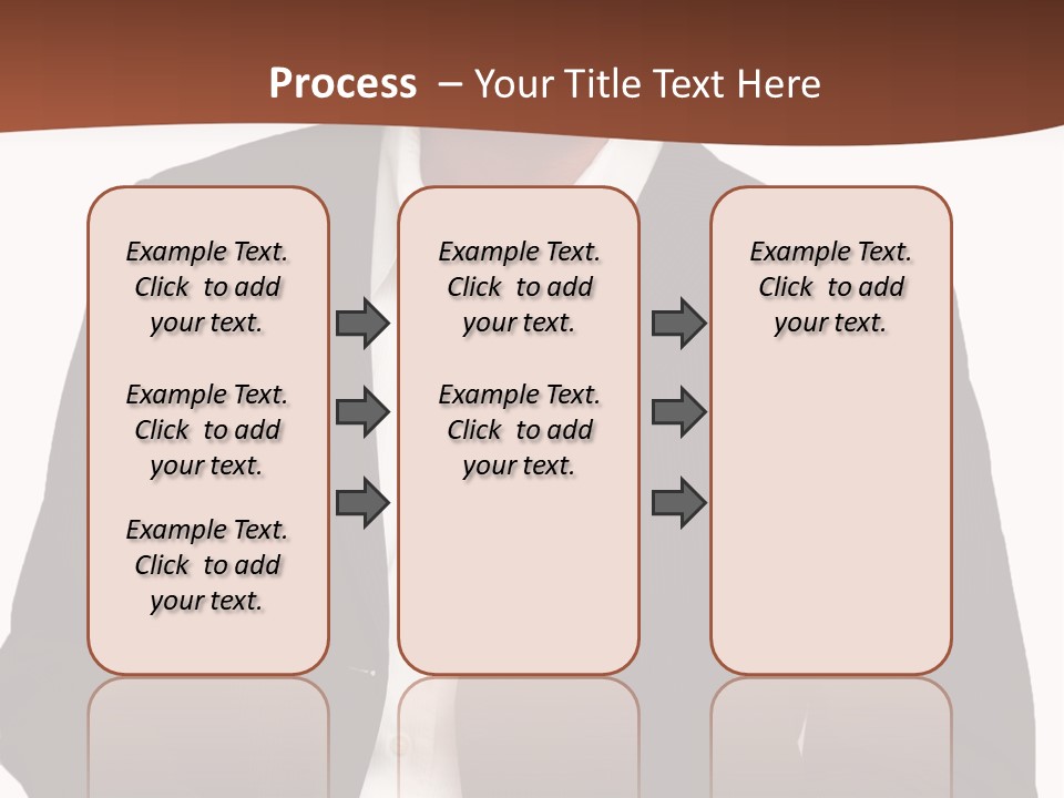 Man Standing Isolated Man Business Style PowerPoint Template