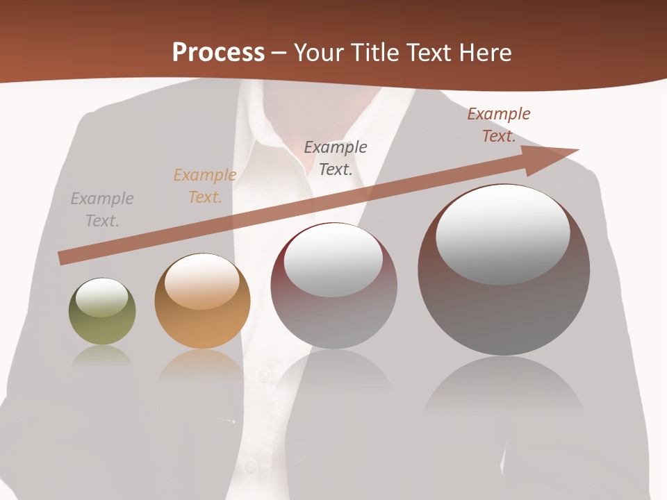 Man Standing Isolated Man Business Style PowerPoint Template