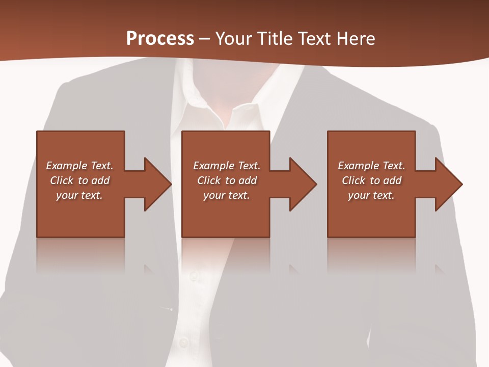 Man Standing Isolated Man Business Style PowerPoint Template