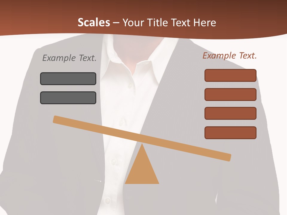 Man Standing Isolated Man Business Style PowerPoint Template