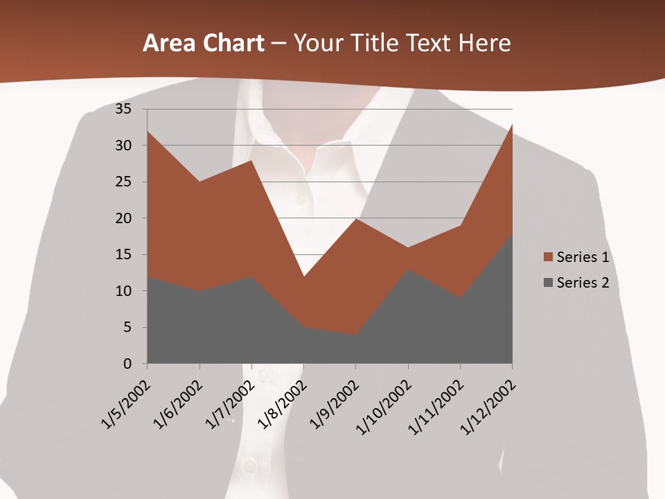 Man Standing Isolated Man Business Style PowerPoint Template