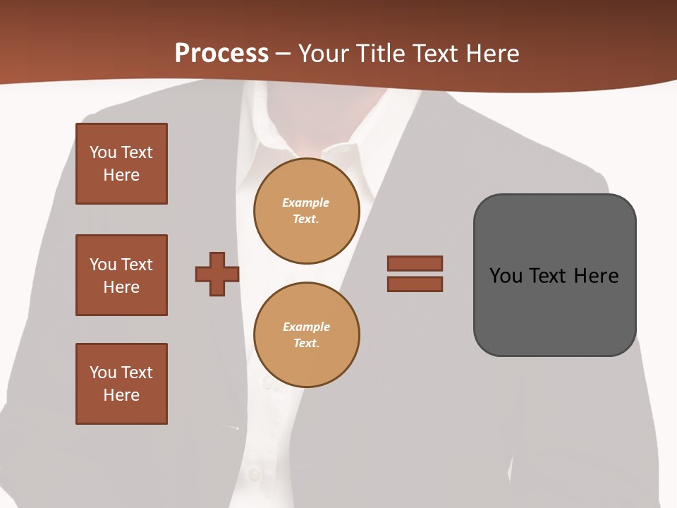 Man Standing Isolated Man Business Style PowerPoint Template