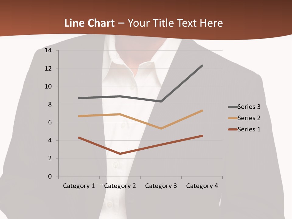 Man Standing Isolated Man Business Style PowerPoint Template