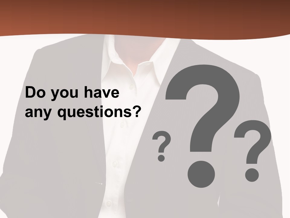 Man Standing Isolated Man Business Style PowerPoint Template