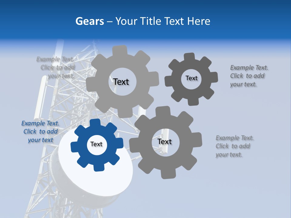 Gsm Telephone Frequency PowerPoint Template