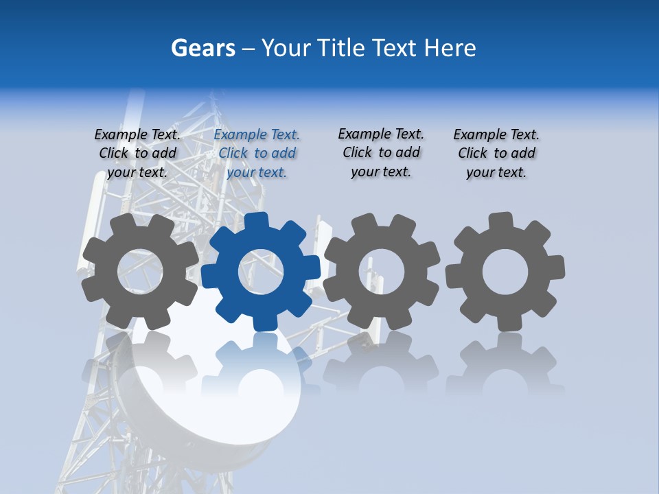 Gsm Telephone Frequency PowerPoint Template