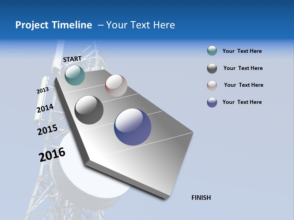Gsm Telephone Frequency PowerPoint Template