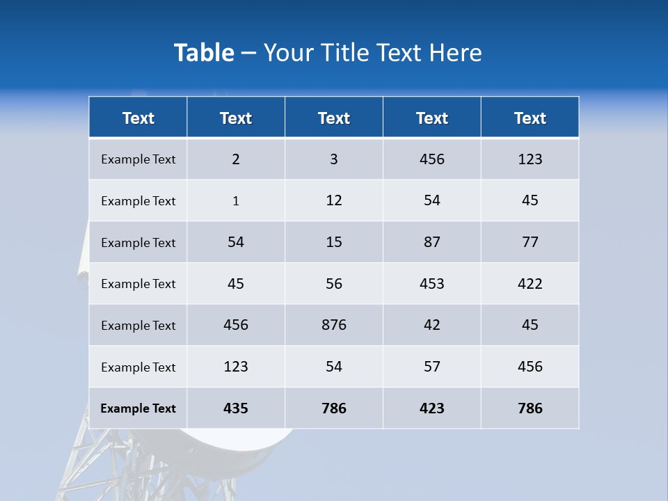Gsm Telephone Frequency PowerPoint Template