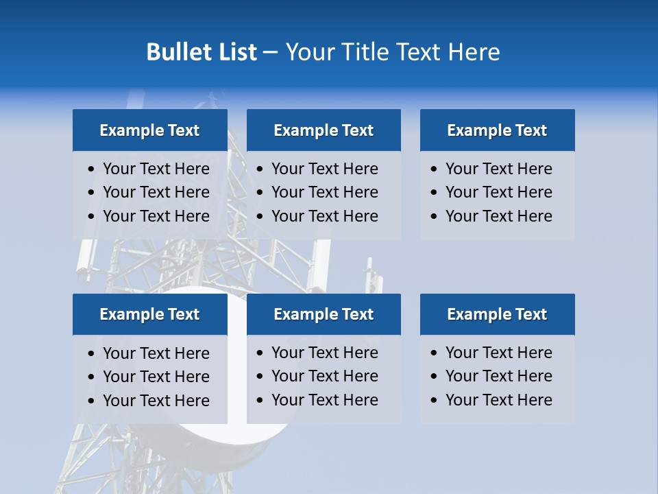 Gsm Telephone Frequency PowerPoint Template