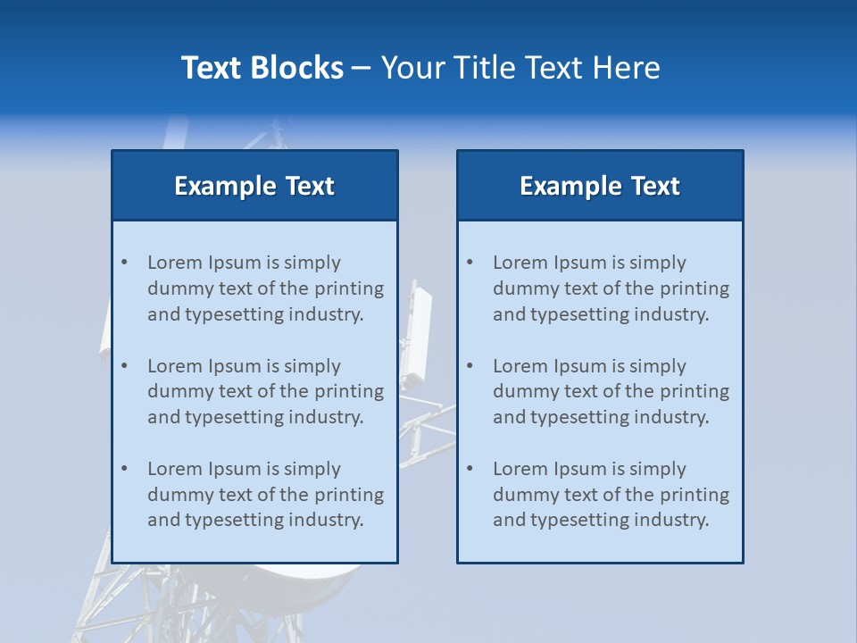 Gsm Telephone Frequency PowerPoint Template