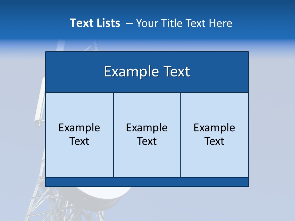 Gsm Telephone Frequency PowerPoint Template
