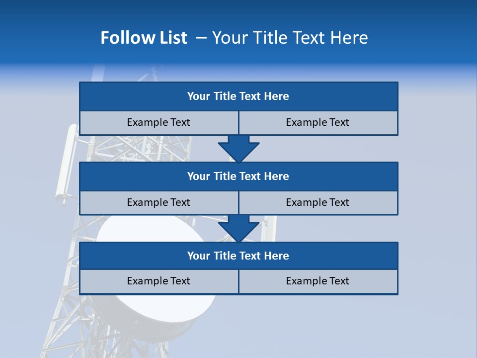 Gsm Telephone Frequency PowerPoint Template