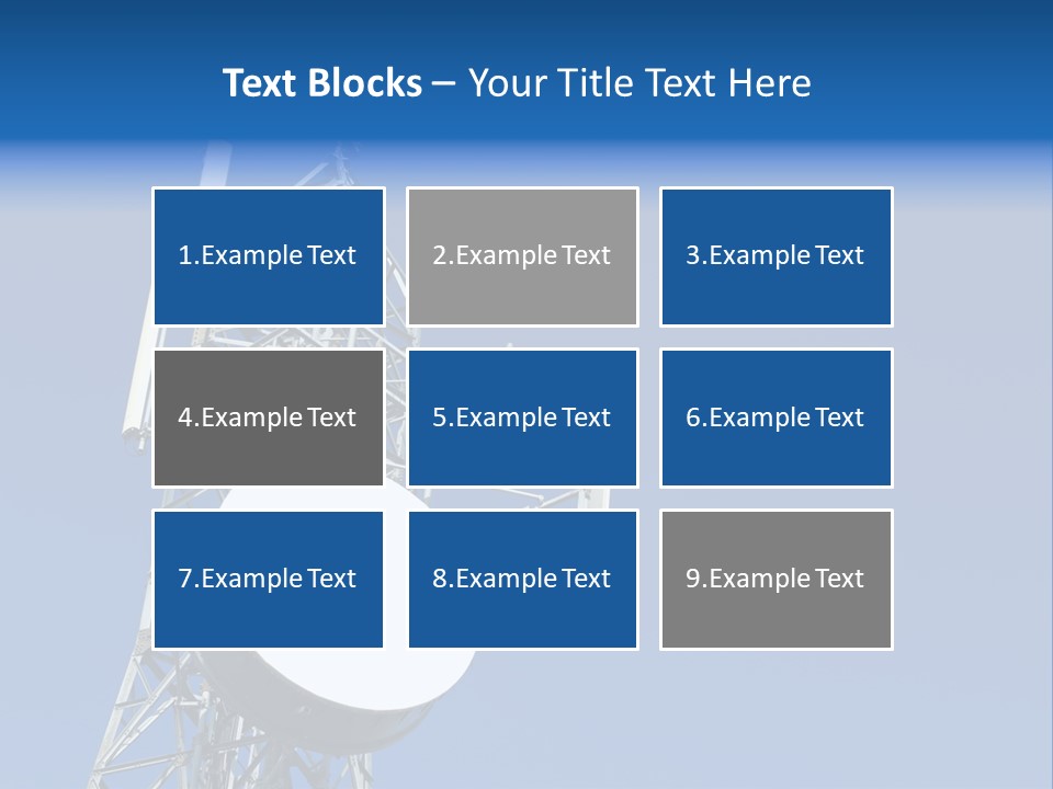 Gsm Telephone Frequency PowerPoint Template