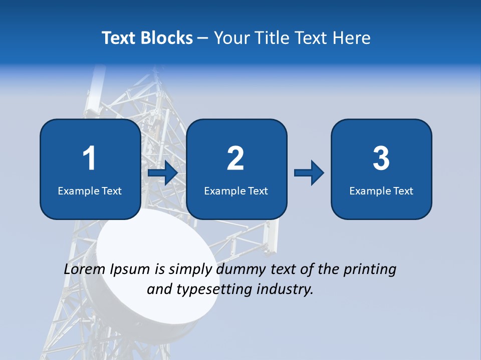 Gsm Telephone Frequency PowerPoint Template