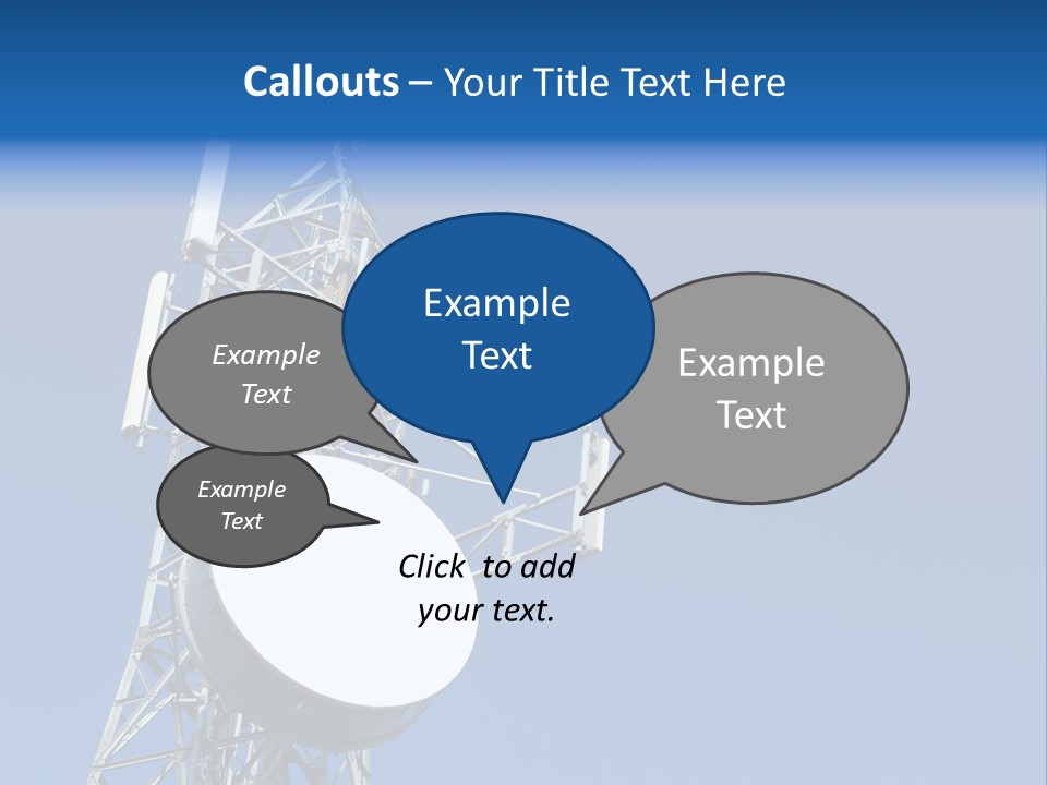 Gsm Telephone Frequency PowerPoint Template