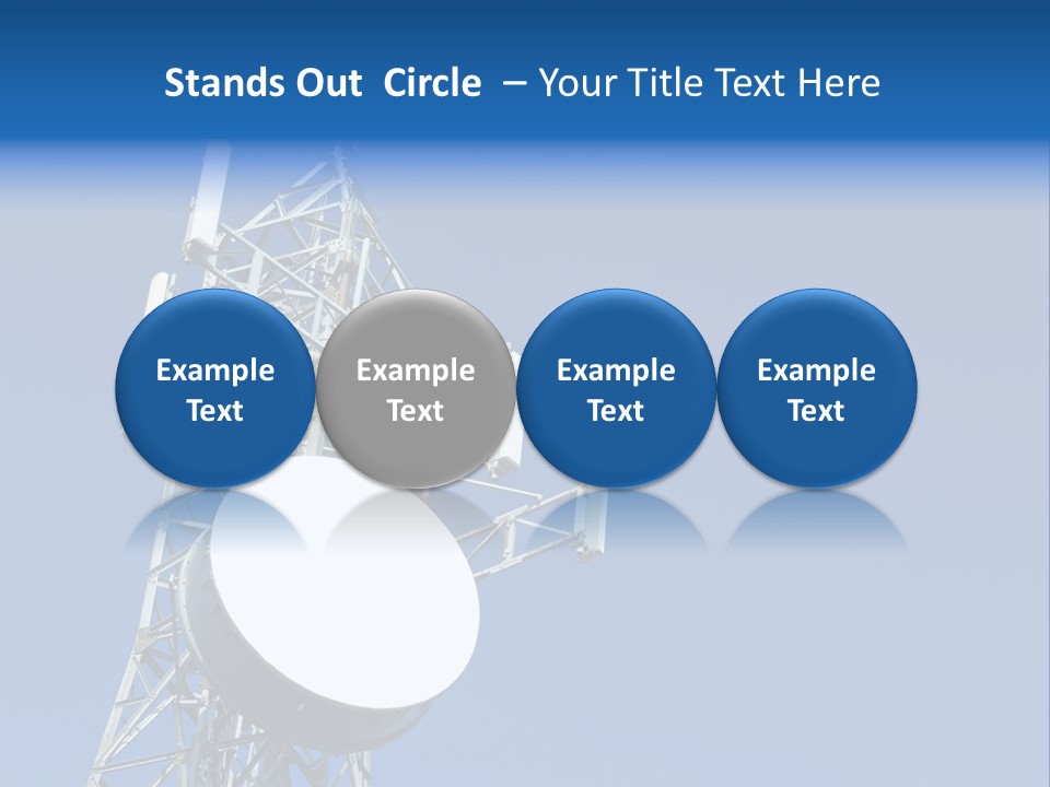 Gsm Telephone Frequency PowerPoint Template