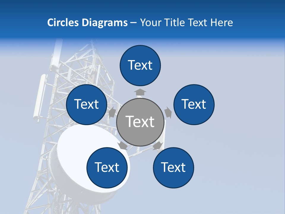 Gsm Telephone Frequency PowerPoint Template