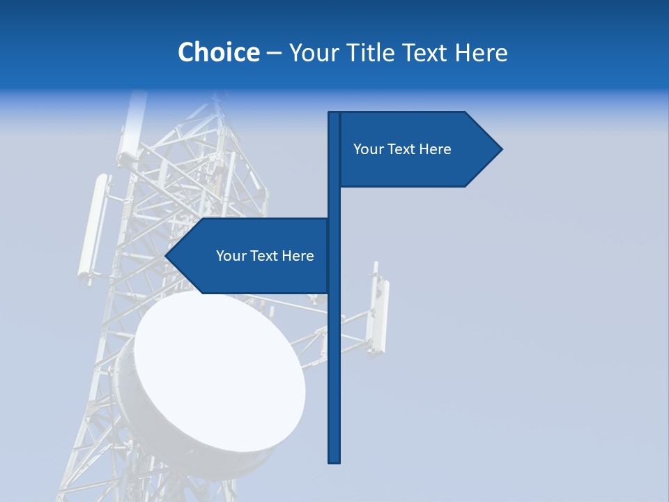 Gsm Telephone Frequency PowerPoint Template