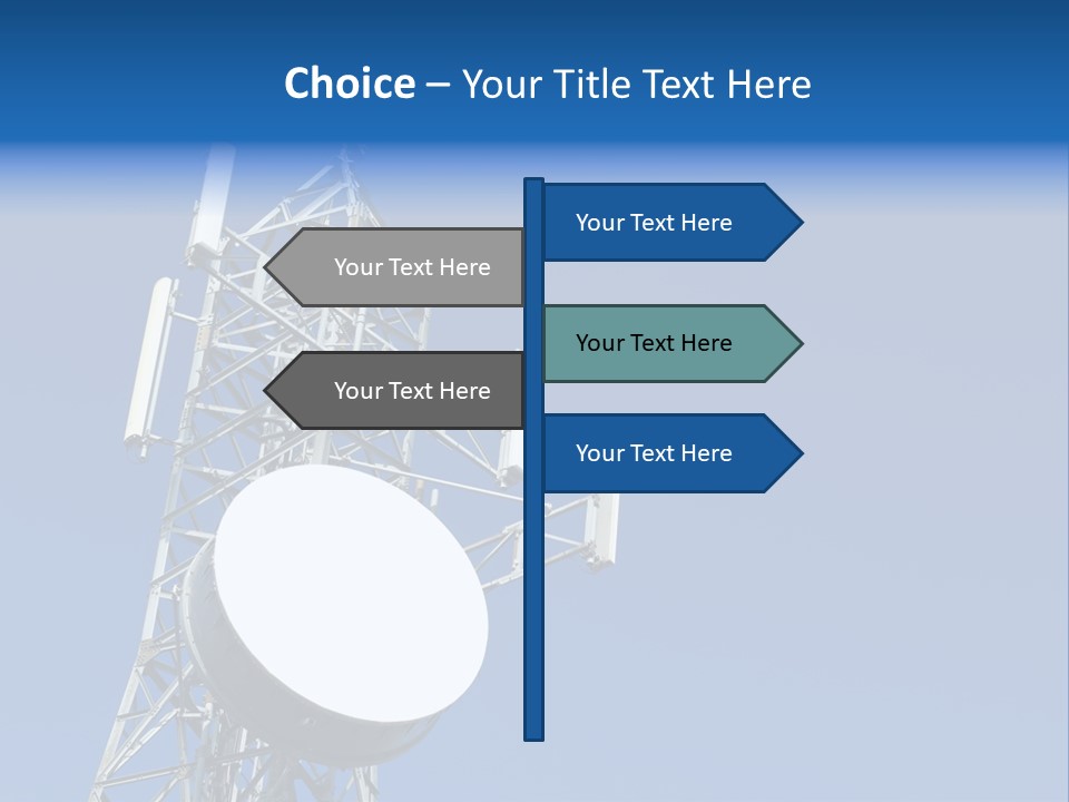 Gsm Telephone Frequency PowerPoint Template