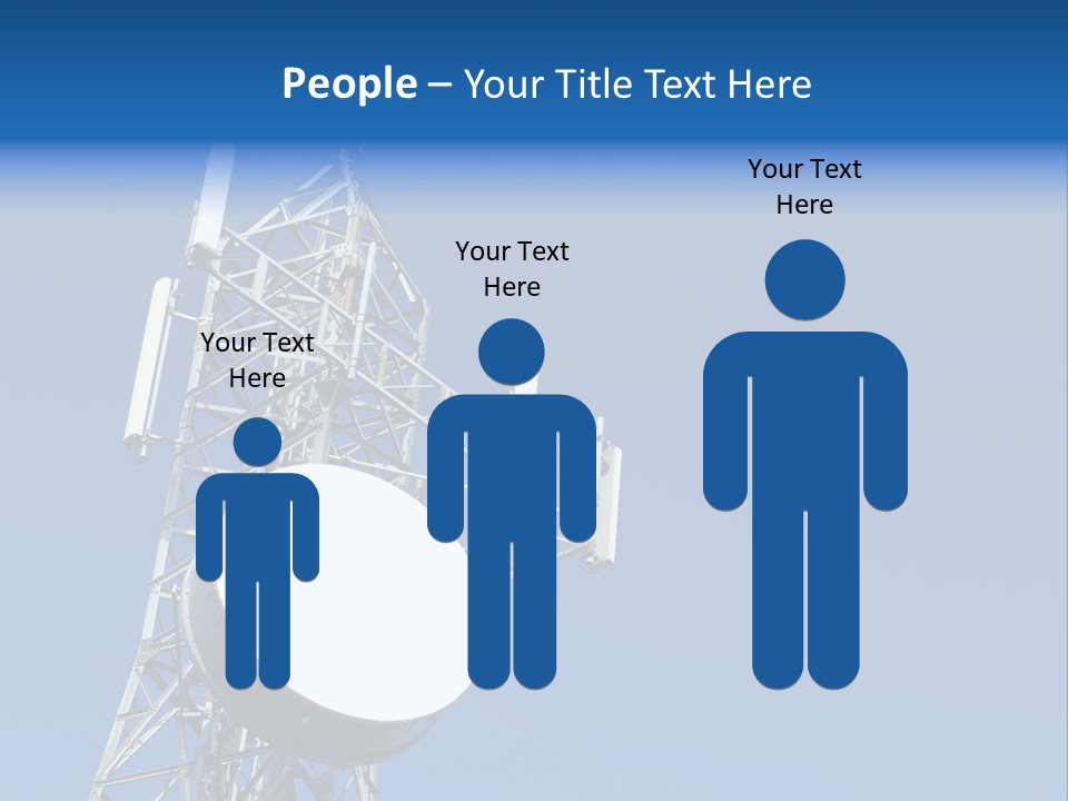 Gsm Telephone Frequency PowerPoint Template