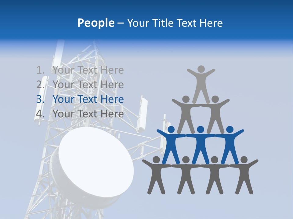 Gsm Telephone Frequency PowerPoint Template