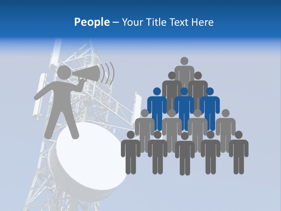 Gsm Telephone Frequency PowerPoint Template