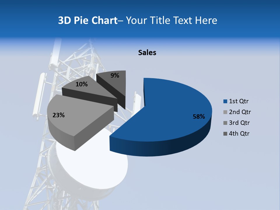 Gsm Telephone Frequency PowerPoint Template