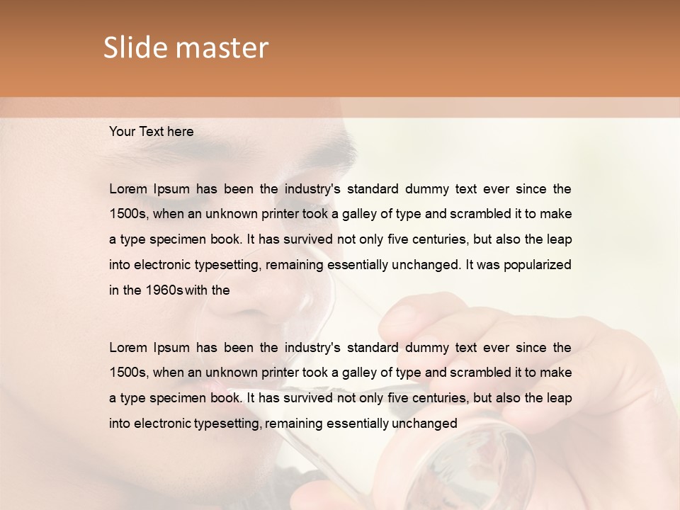 Asian Glass Young PowerPoint Template