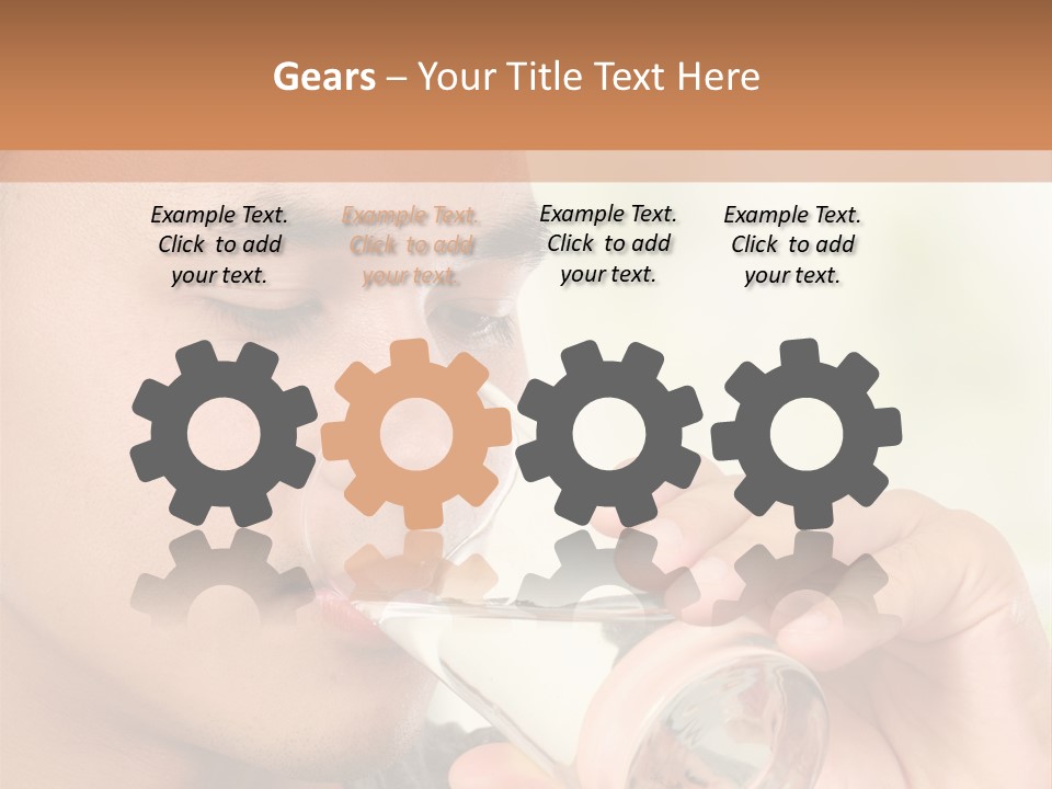 Asian Glass Young PowerPoint Template