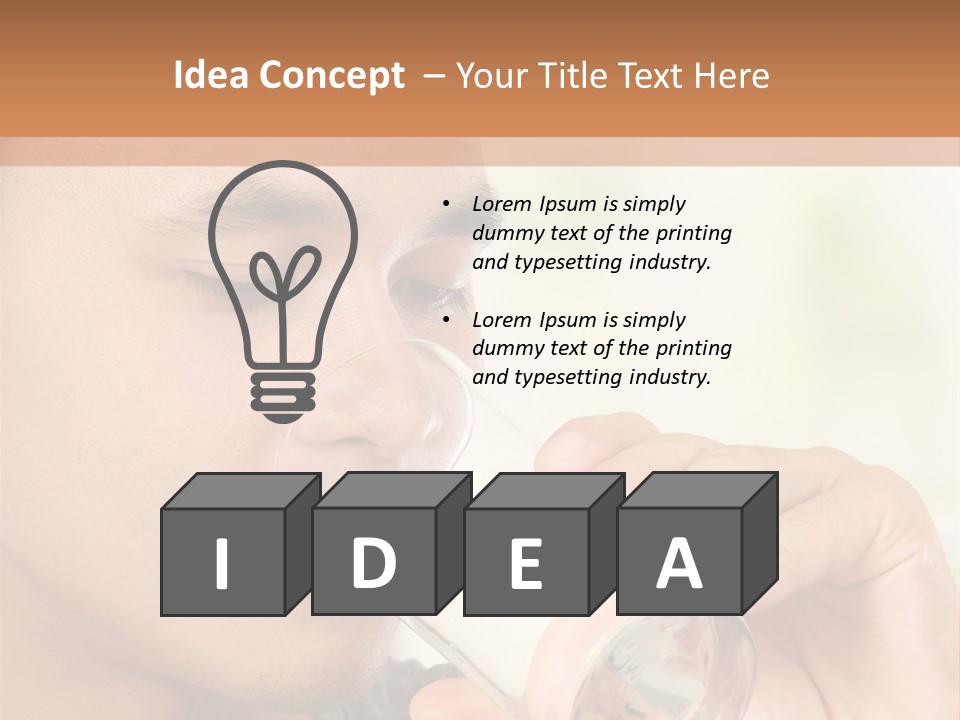 Asian Glass Young PowerPoint Template