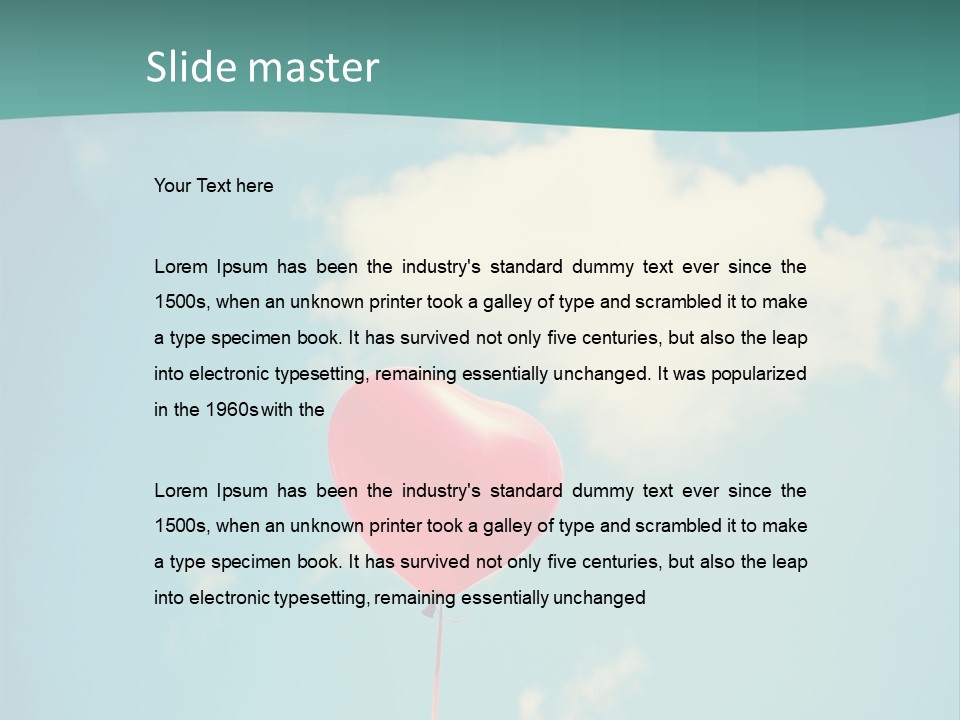 Green Holiday Color PowerPoint Template