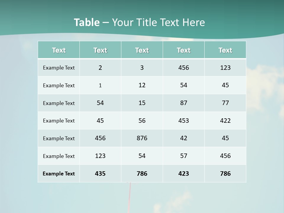 Green Holiday Color PowerPoint Template