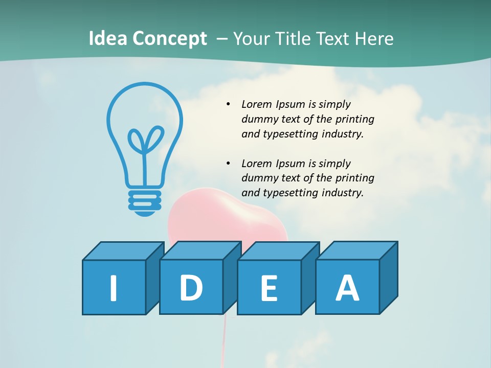 Green Holiday Color PowerPoint Template