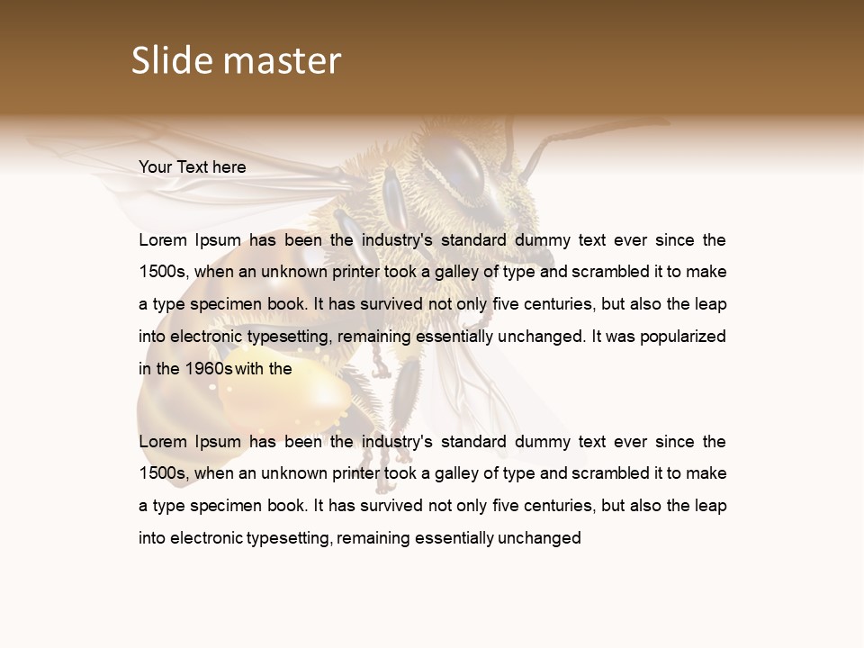 Wax Apiology Beekeeping PowerPoint Template