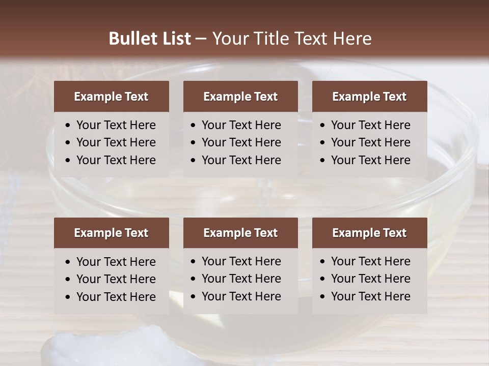Substitute Good Oils PowerPoint Template
