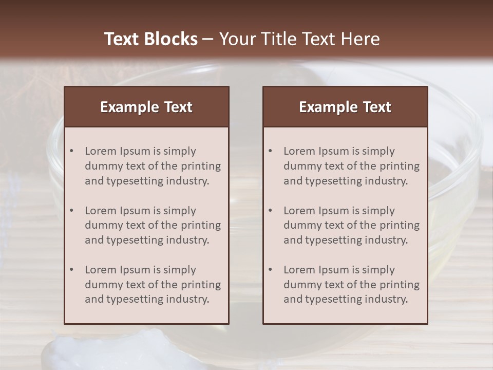 Substitute Good Oils PowerPoint Template