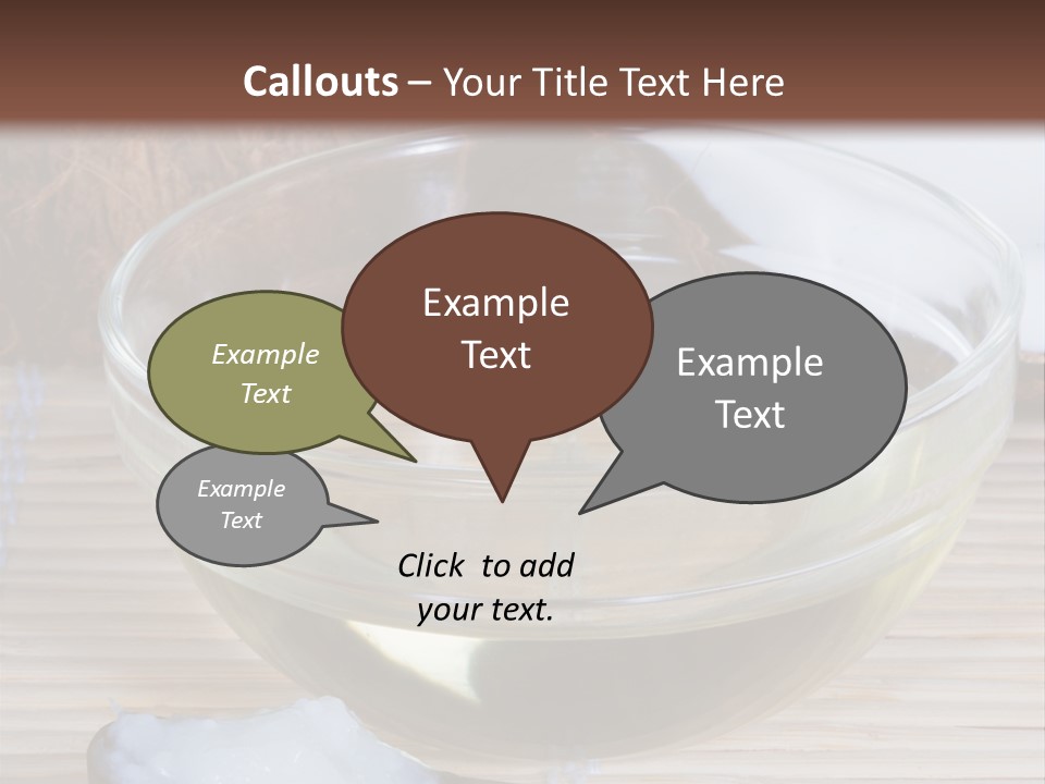 Substitute Good Oils PowerPoint Template