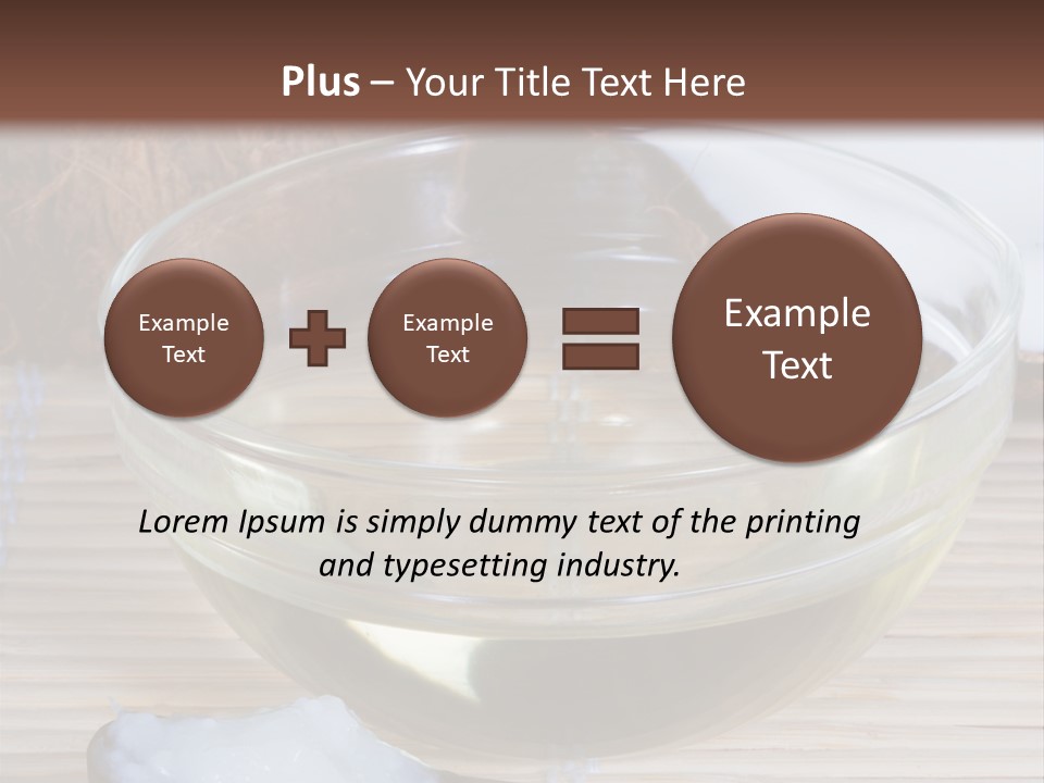Substitute Good Oils PowerPoint Template