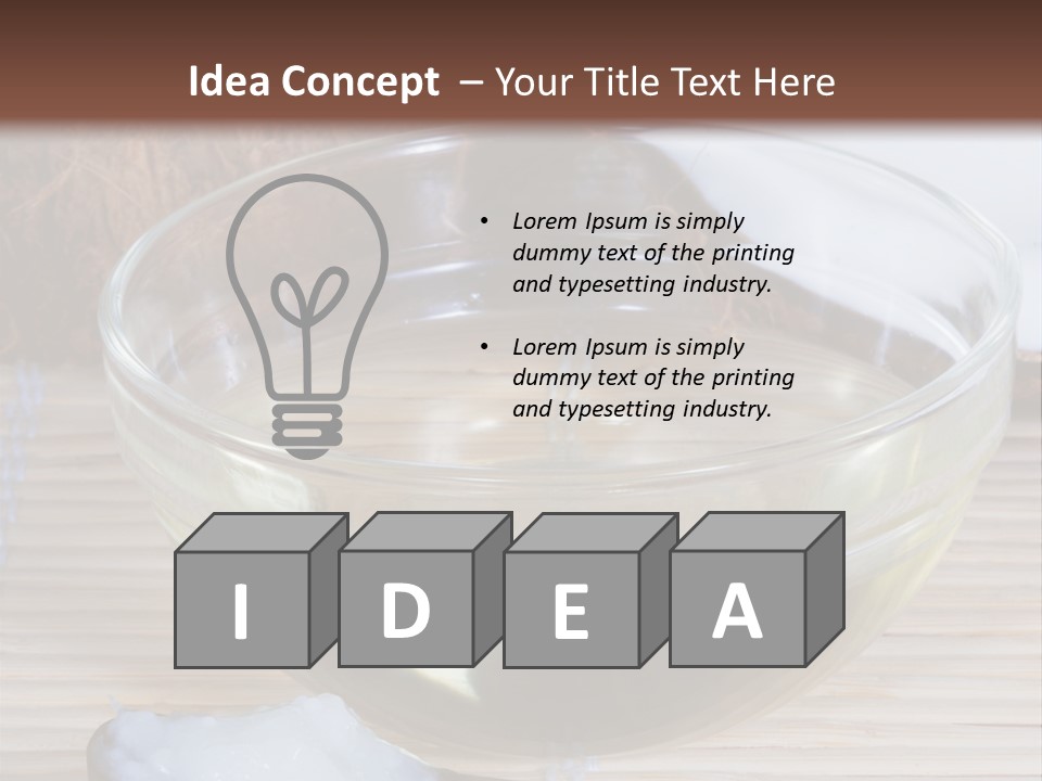 Substitute Good Oils PowerPoint Template