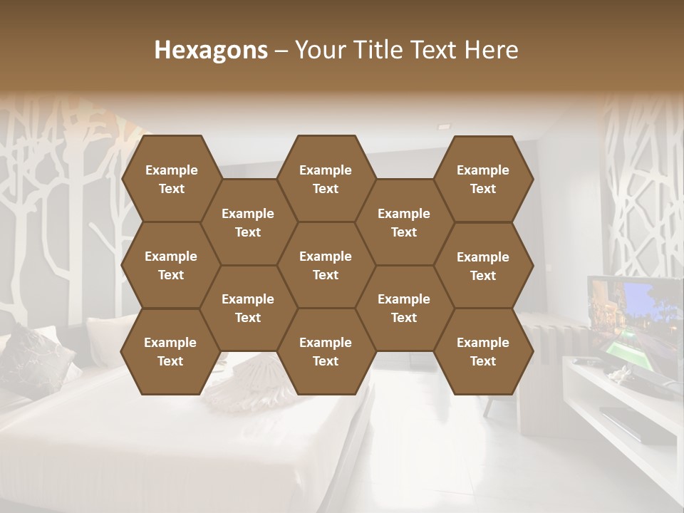 Luxury Furniture Bedroom PowerPoint Template