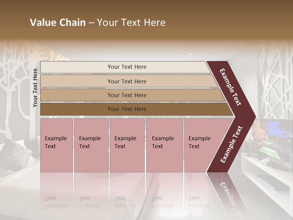 Luxury Furniture Bedroom PowerPoint Template