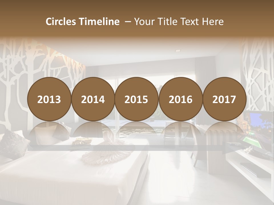 Luxury Furniture Bedroom PowerPoint Template