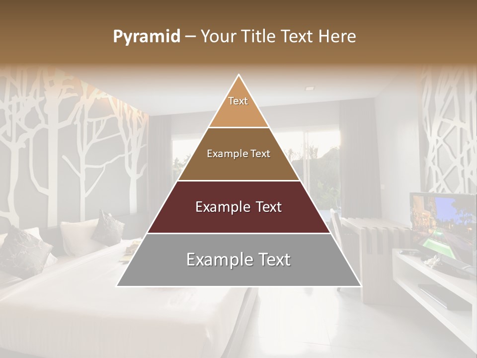 Luxury Furniture Bedroom PowerPoint Template