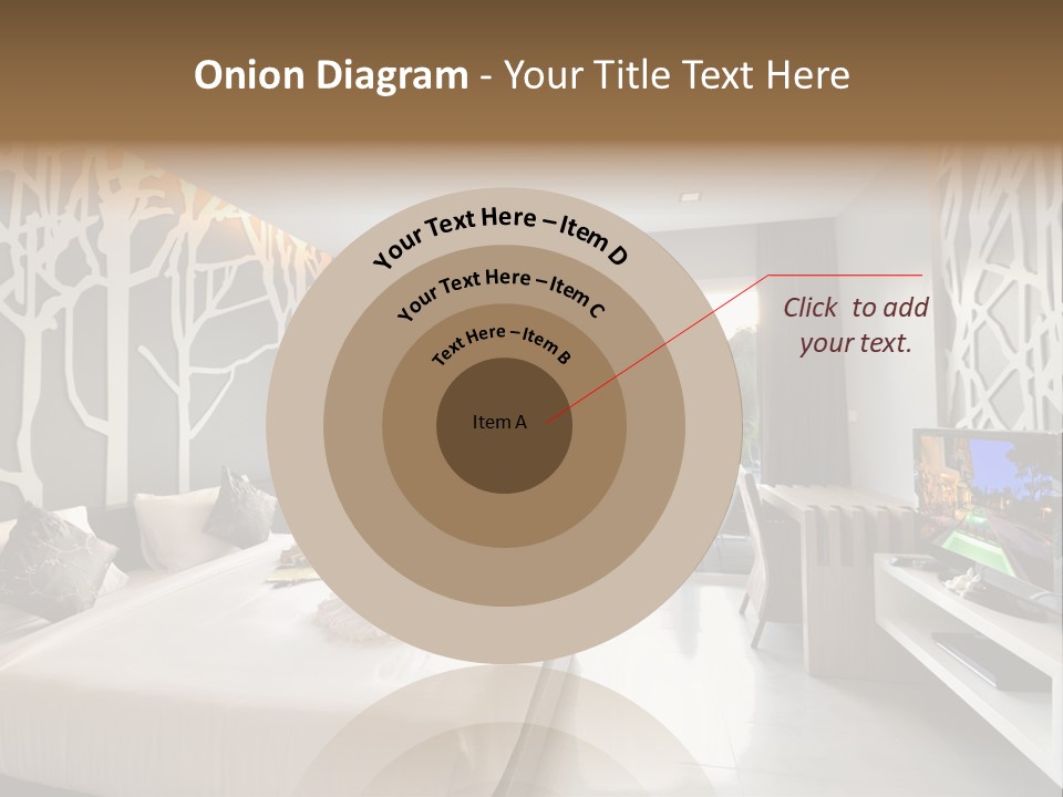 Luxury Furniture Bedroom PowerPoint Template