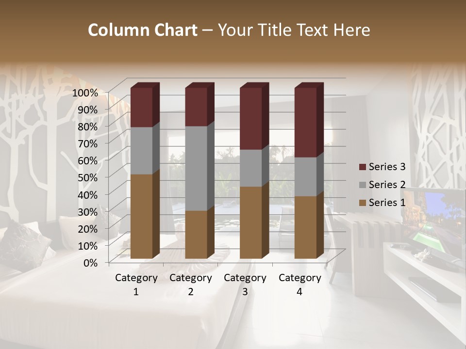 Luxury Furniture Bedroom PowerPoint Template