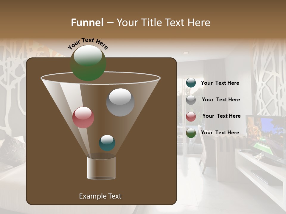 Luxury Furniture Bedroom PowerPoint Template