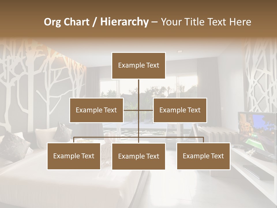 Luxury Furniture Bedroom PowerPoint Template