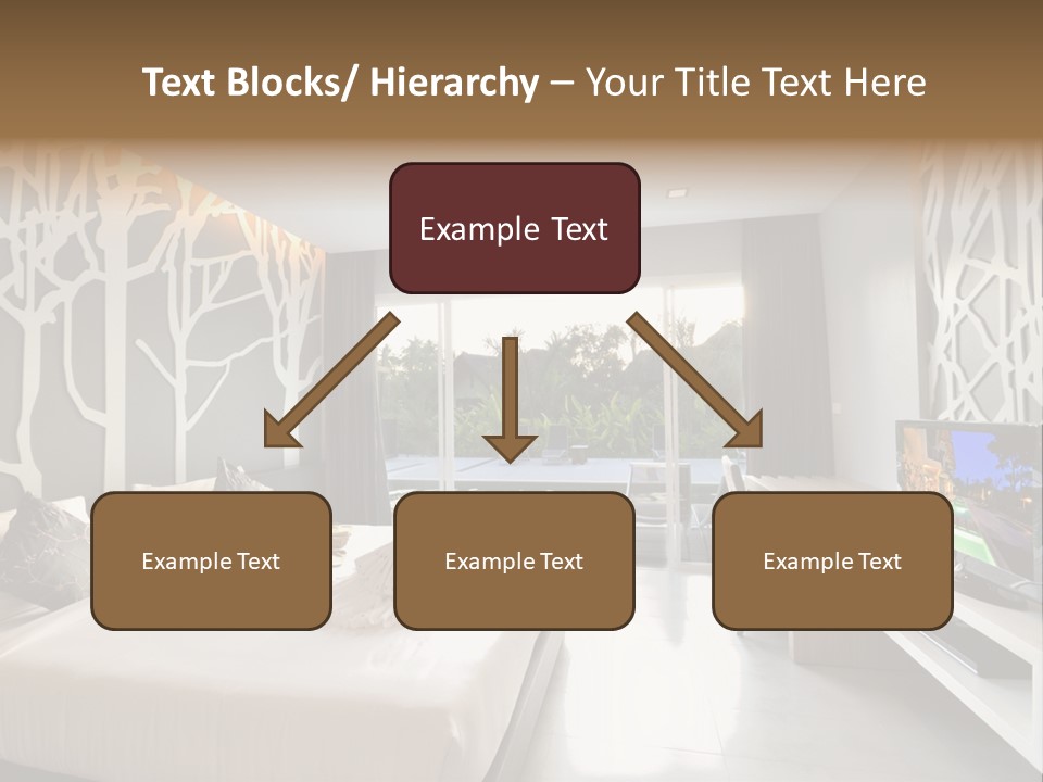 Luxury Furniture Bedroom PowerPoint Template