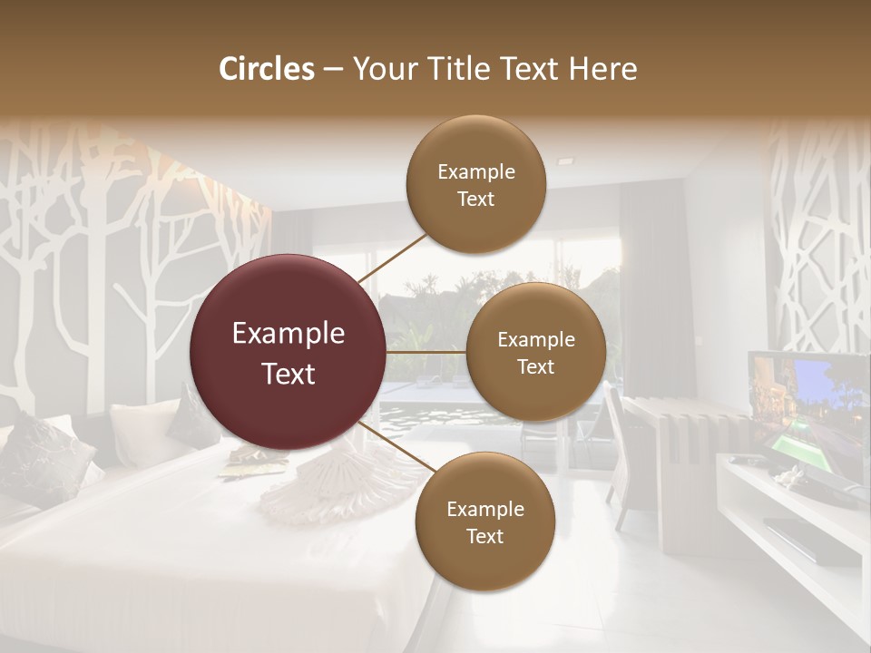 Luxury Furniture Bedroom PowerPoint Template