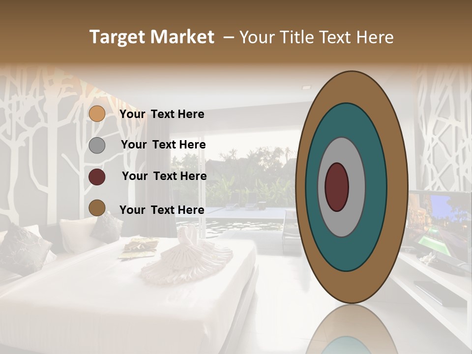 Luxury Furniture Bedroom PowerPoint Template